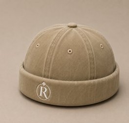 Bonnet Docker Beige